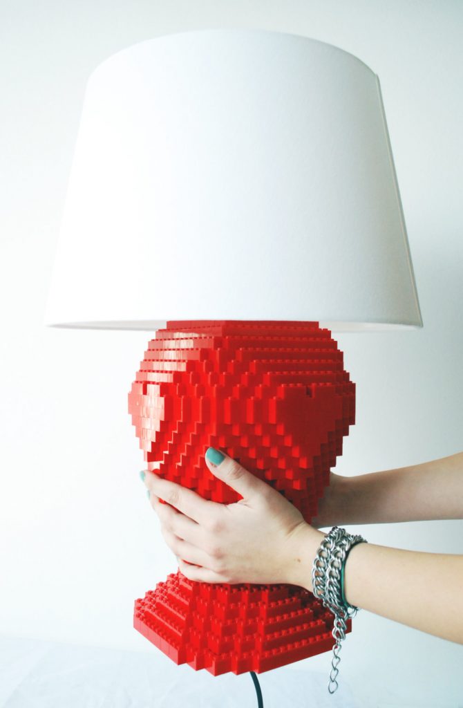 recycling light Turn Old Legos Into A New Light Masterpiece