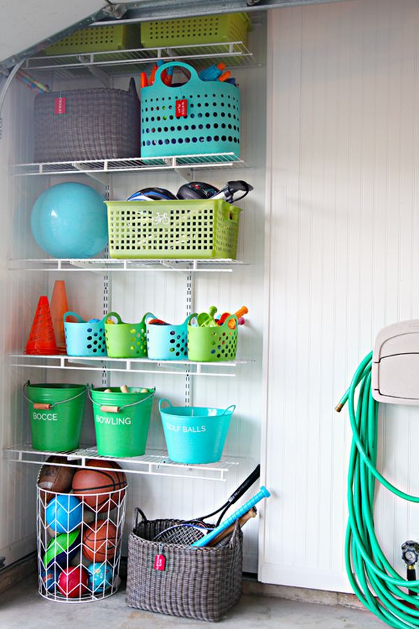 Garage gardening corner