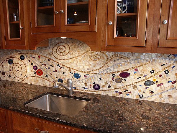 16 Wonderful Mosaic Kitchen Backsplashes   Mosaic Kitchen Backsplashes5 