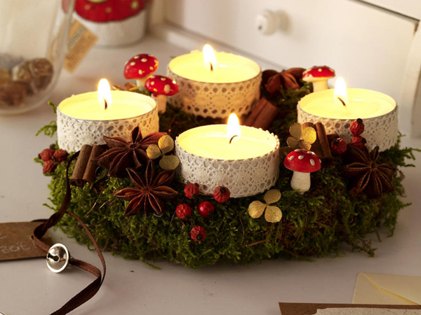 30 Christmas Candle Decoration Ideas for 2011