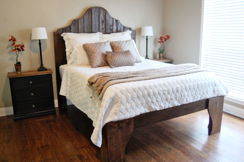 Reclaimed wood bed project