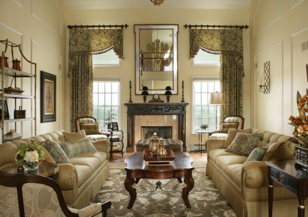 24 Warm And Inviting Traditional Living Room Décor Ideas