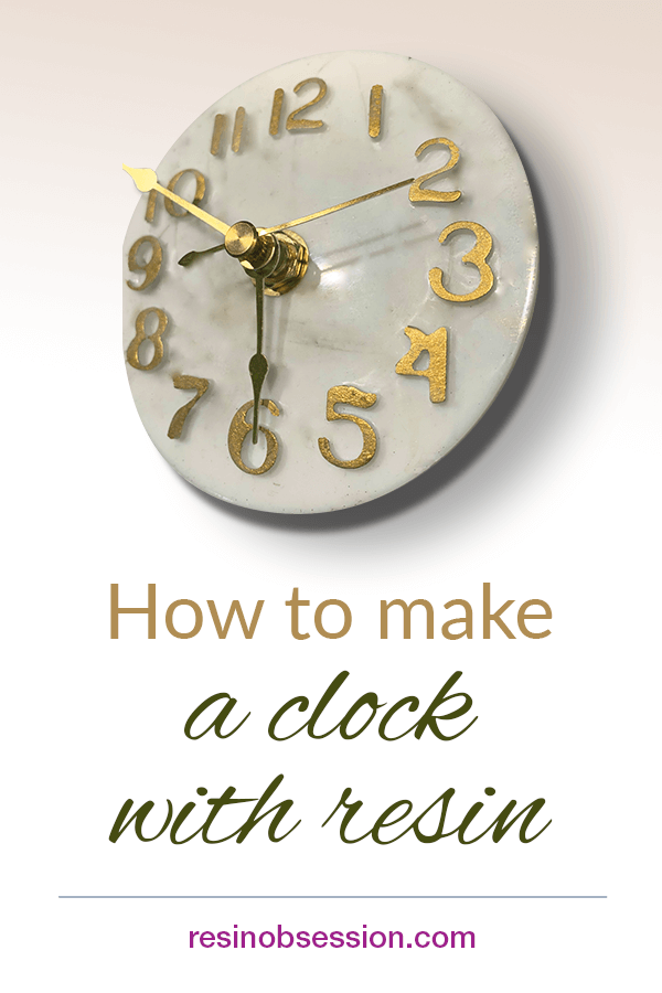 Resin Wall Clock DIY