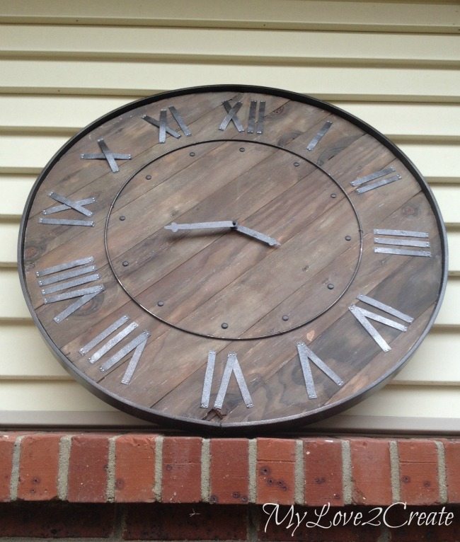 The Rustic Wooden Wall Clock