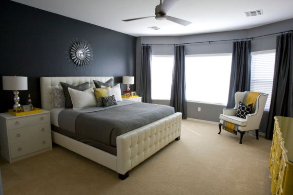  How to decorate a bedroom  with black walls