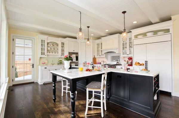 30 Kitchen Islands With Tables A Simple But Very Clever Combo