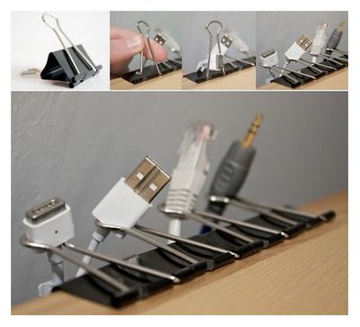 Check out this clever cable management scheme