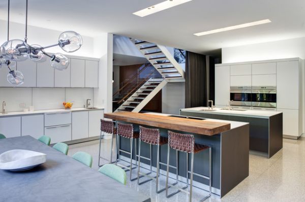 A Marble Kitchen Island