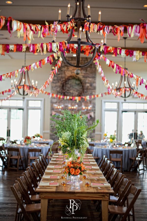 Traditional wedding table