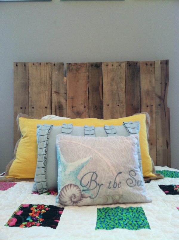 Wood tall headboard