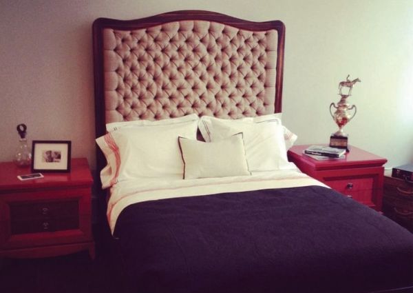 Wood tall headboard