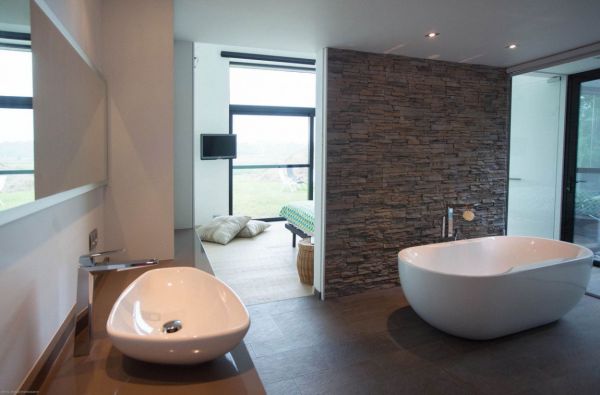 Grey bathroom modern