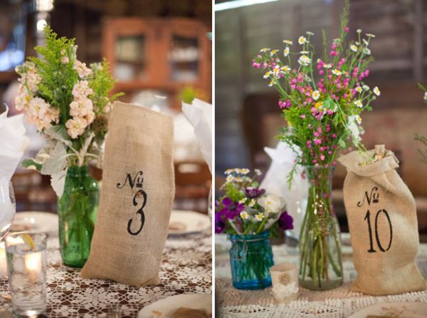 Botanical table numbers