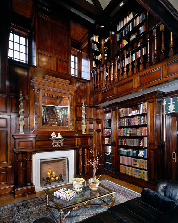 beautiful home libraries