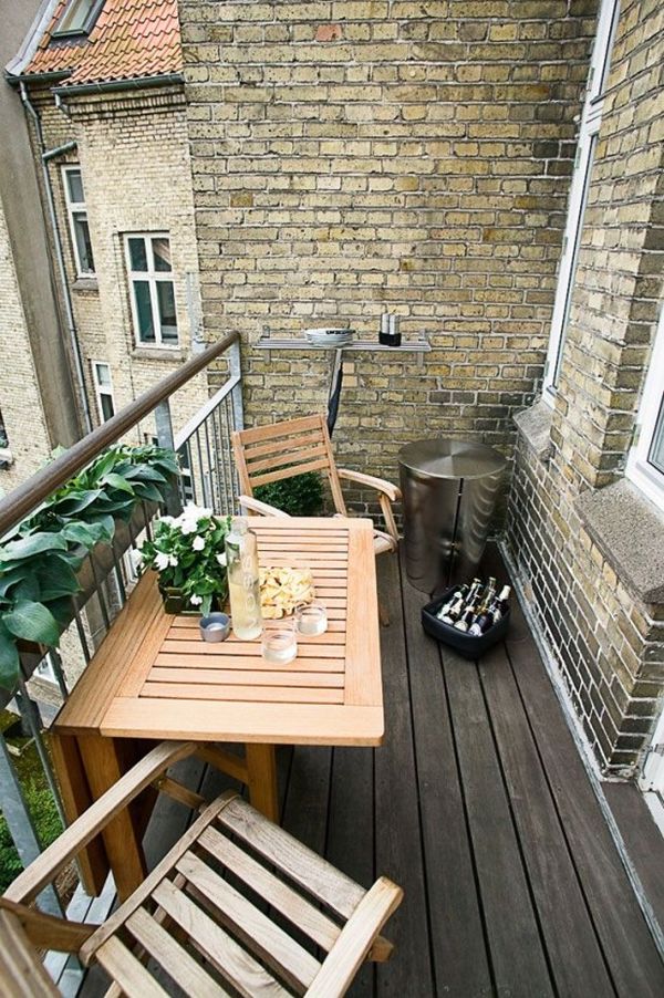 Foldable balcony table diy