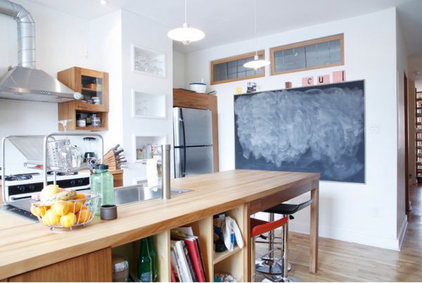 Fence chalkboard area for kids