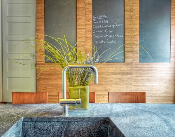 Lava stone kitchen countertop