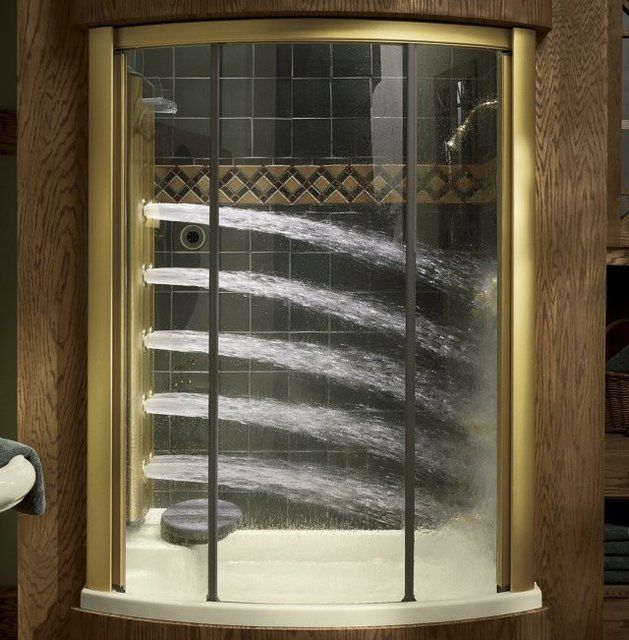 A Wall Mounted Rainfall Shower