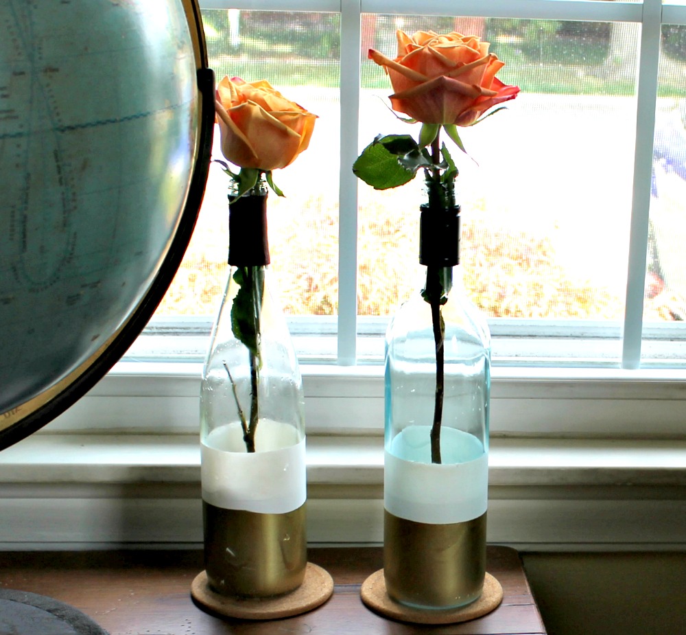 wine bottle vases