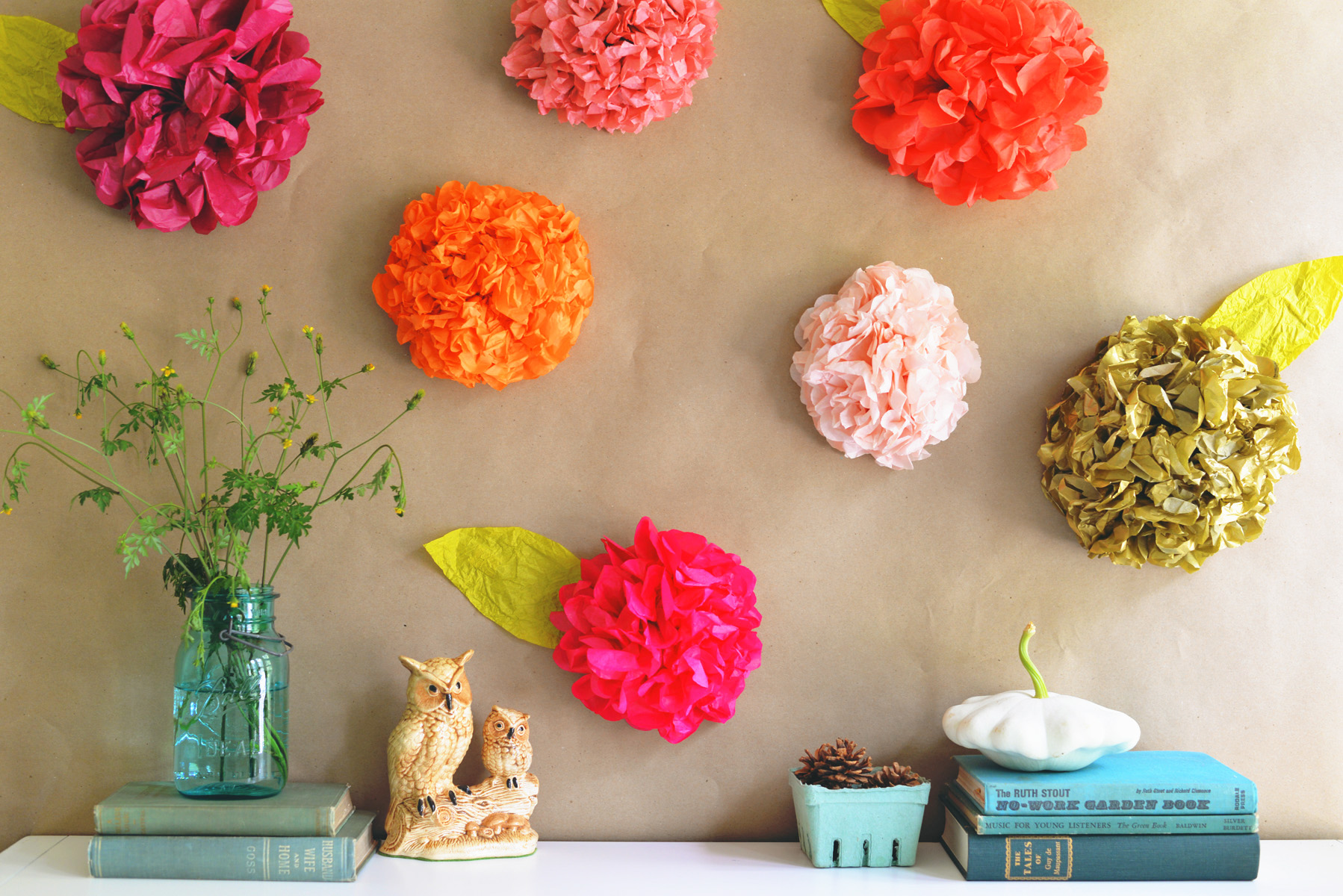 decoration ideas with tissue paper