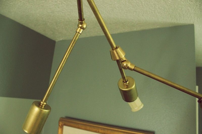 DIY Brass Chandelier043