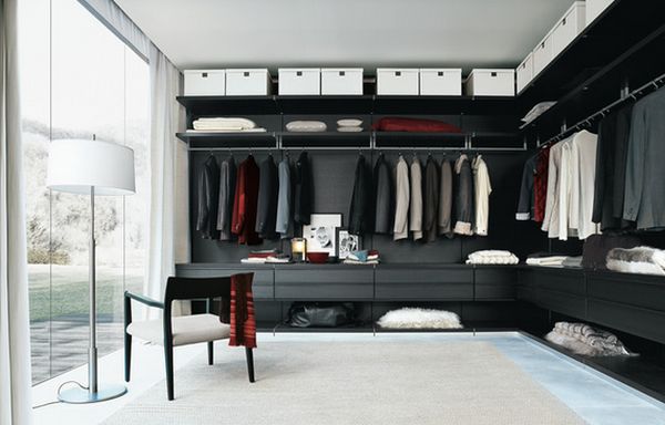 out floor to ceiling windows in your walk-in closet