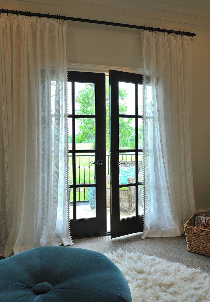 french door & window curtains for your patio: ideas & inspiration