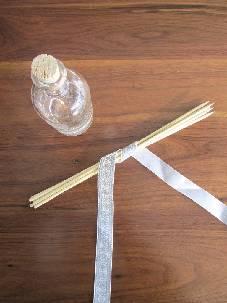 Diy essential oil reed diffuser table