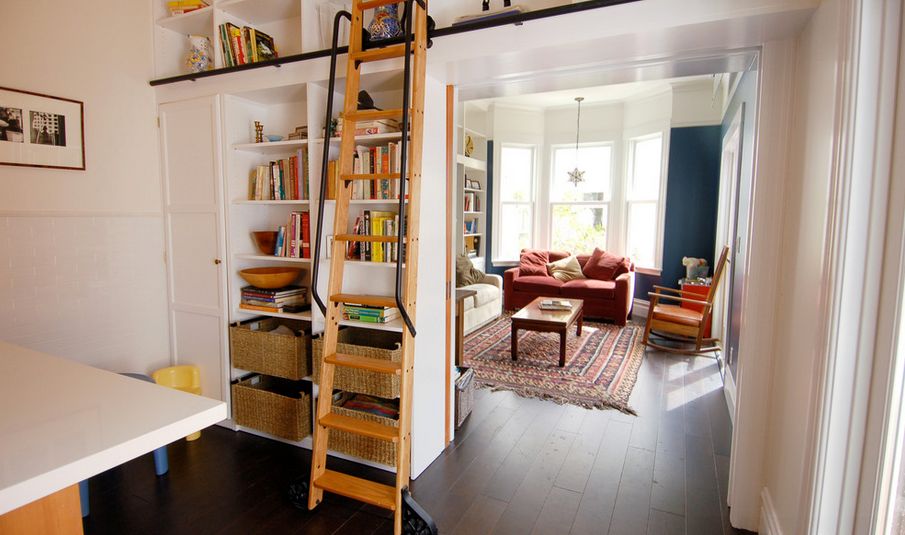 Ladder kitchen pantry