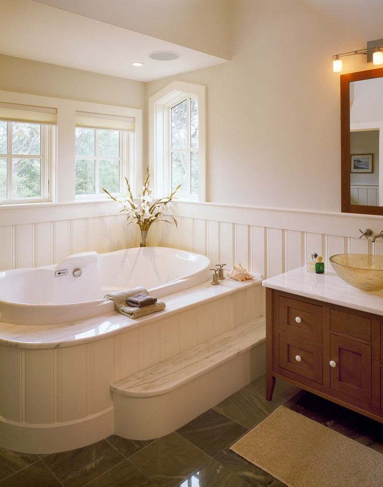 Kitchen beadboard paneling