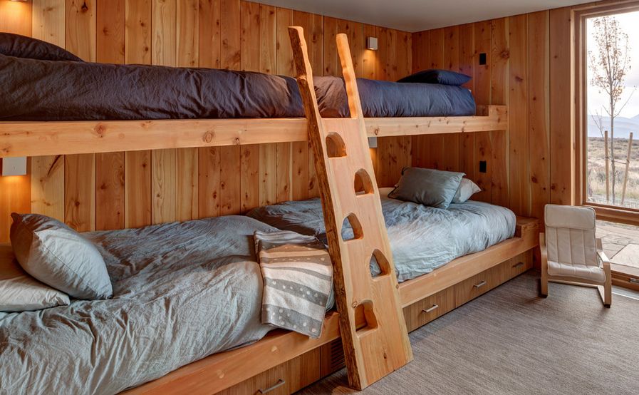 Creek ranch bunk beds handcrafted ladder