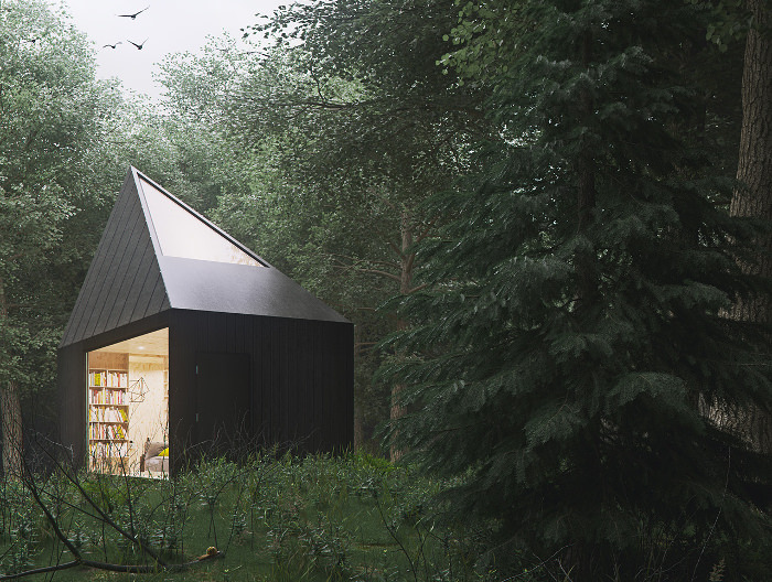 klasse Kiks Finde sig i 10 Peaceful Cabin Designs That Immerse Themselves In Nature