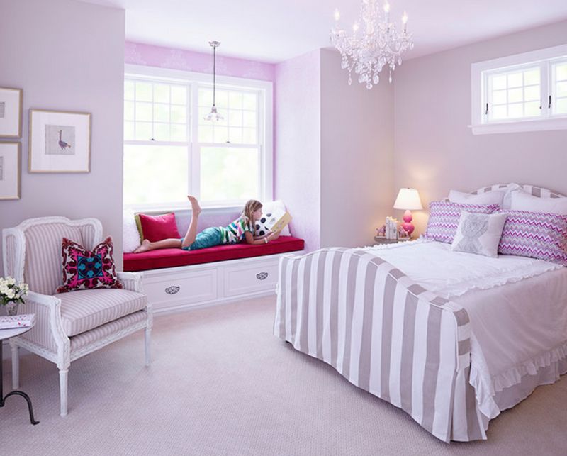 lavender walls white bedroom furniture