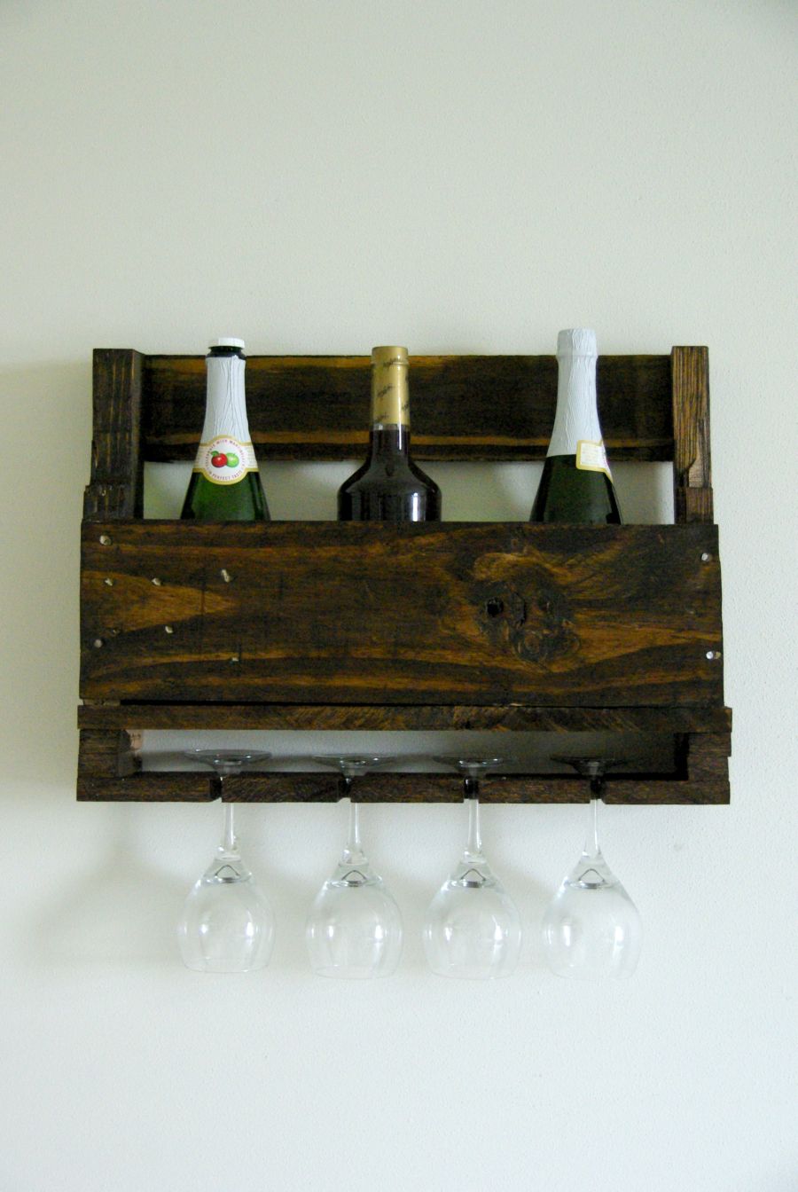 Diy Wine Rack With Glass Holder Mycoffeepot Org