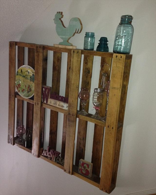 bathroom shelf pallet