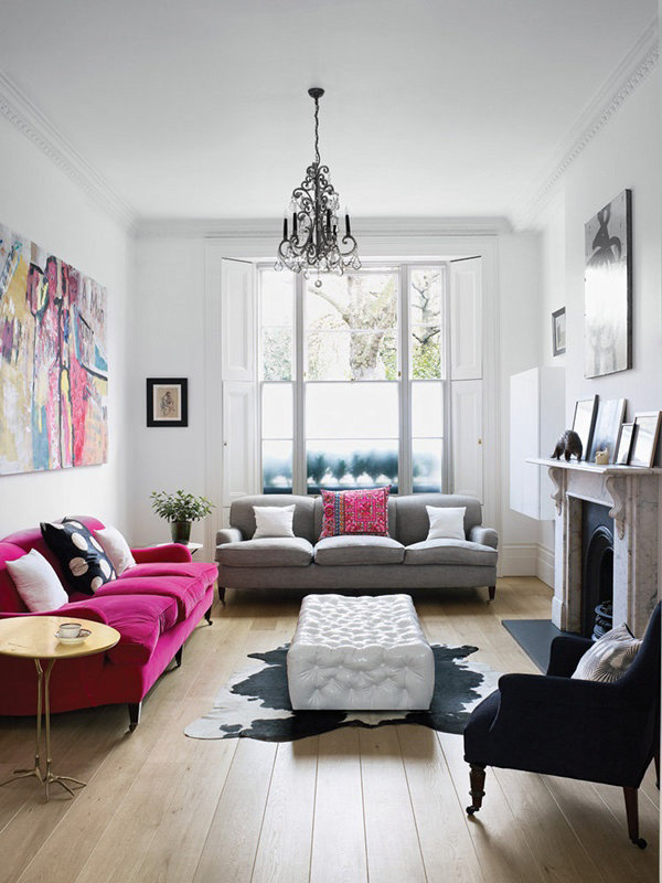 Pink Sofas An Unexpected Touch Of Color In The Living Room