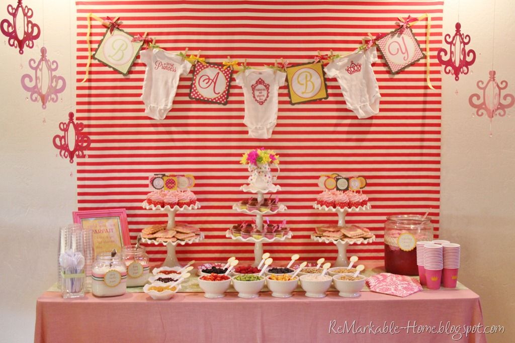 Cool Pink Baby shower for girls