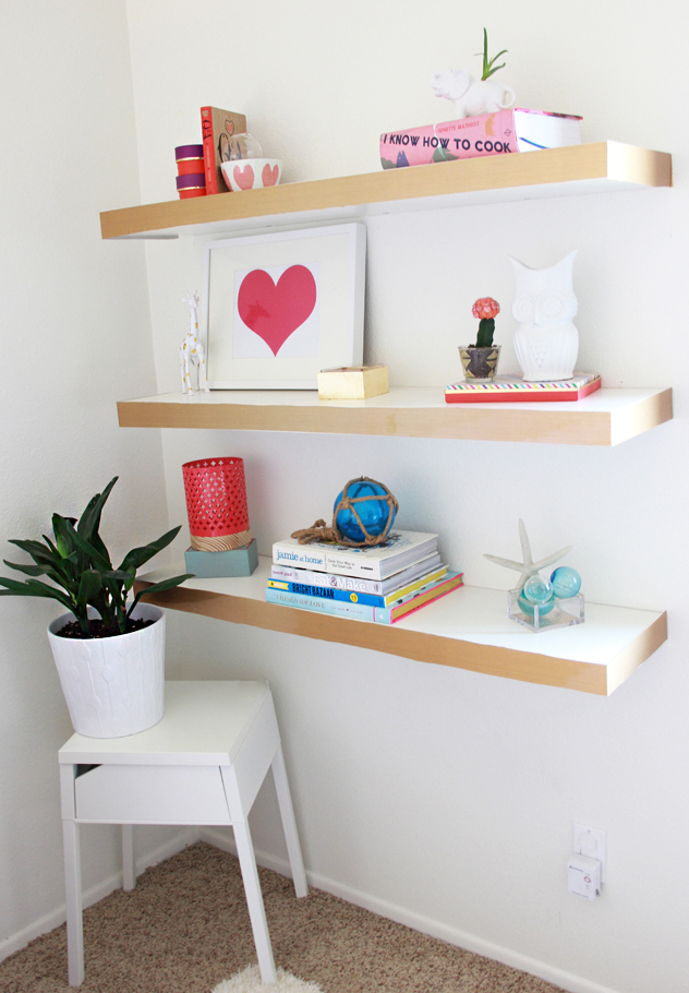 Ikea float hack shelves