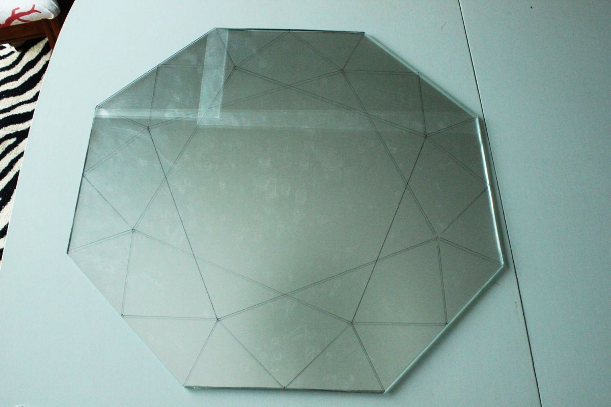 DIY-Gem-Mirror Как вырезать зеркало и превратить его в драгоценный камень