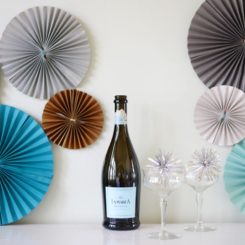 DIY Paper Pinwheels for New Year’s Eve Party