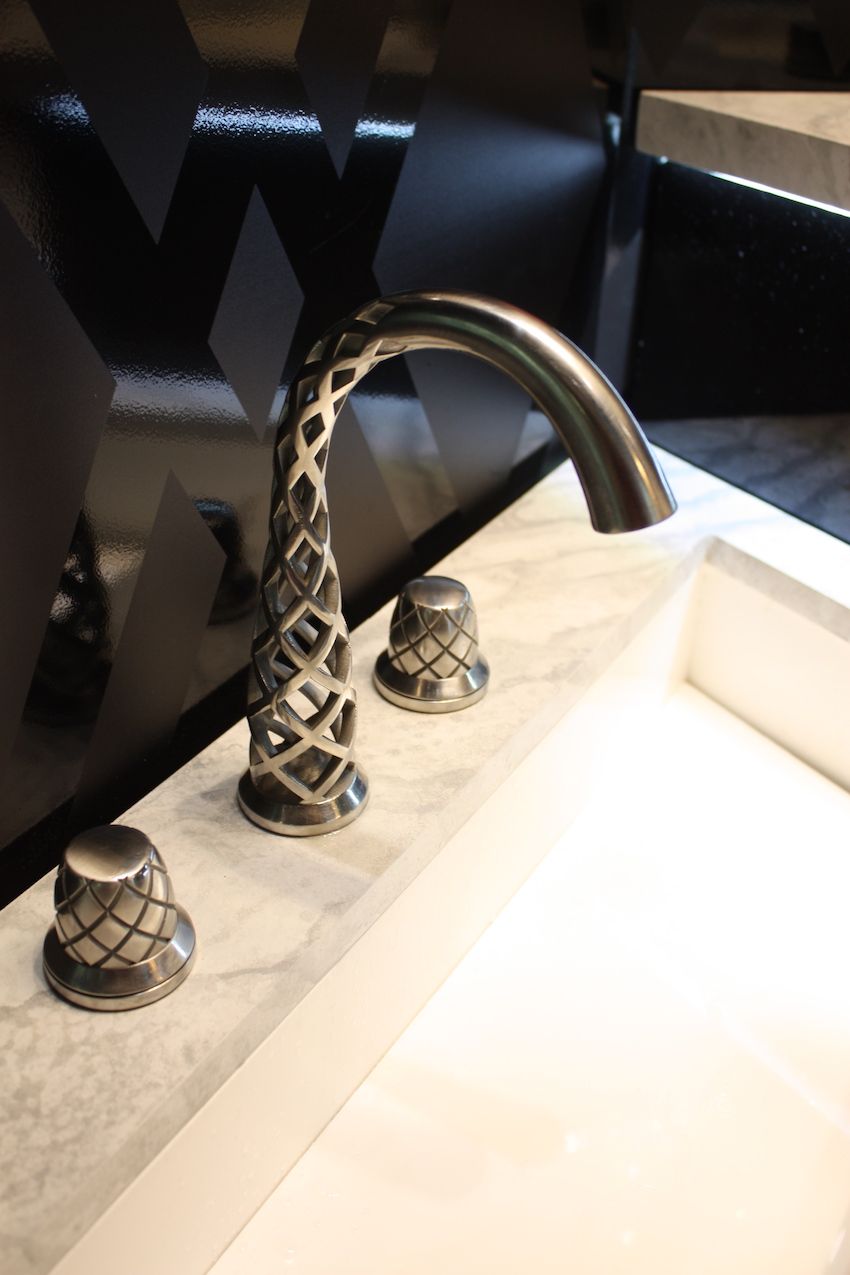 The Vibrato 3-D printed bathroom faucet.