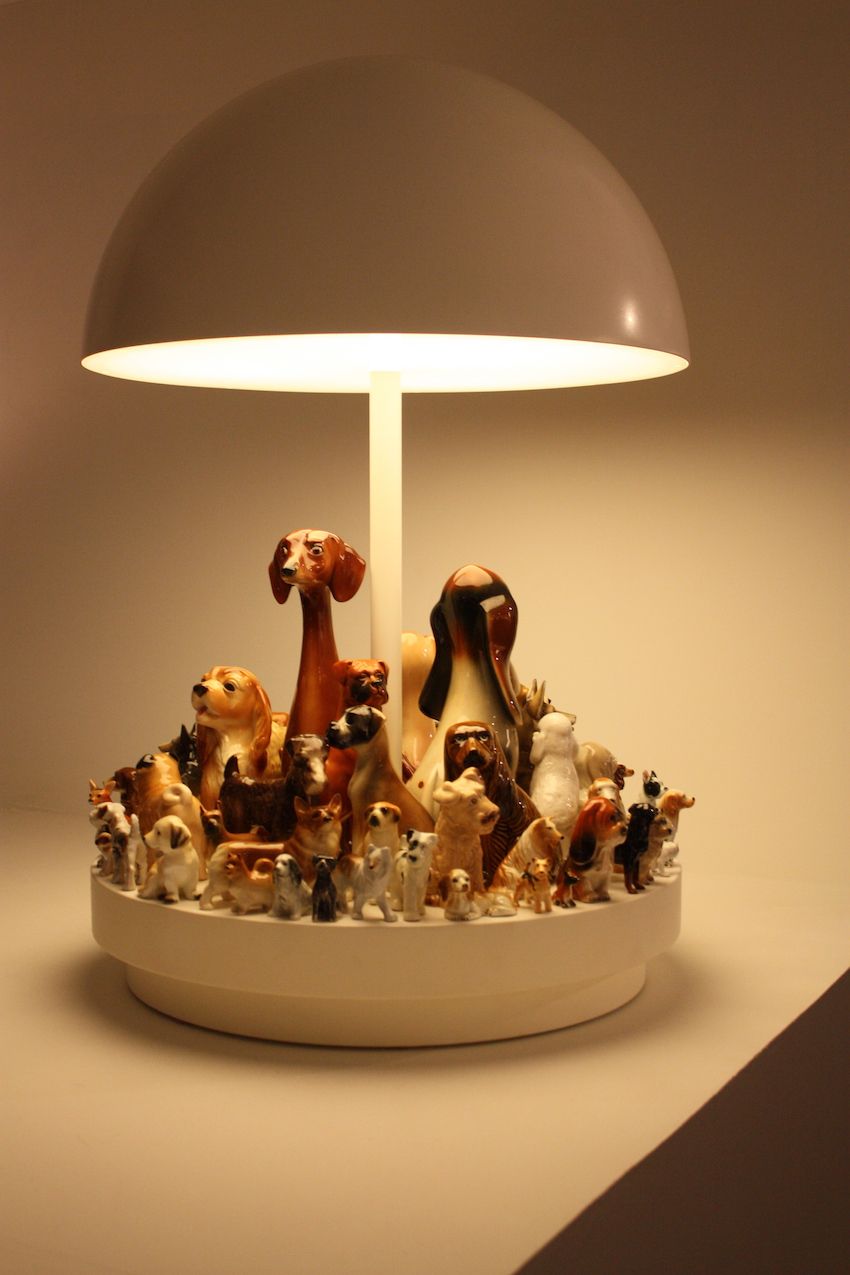 Dog lamp available through the Carpenter's Gallery Workshop.