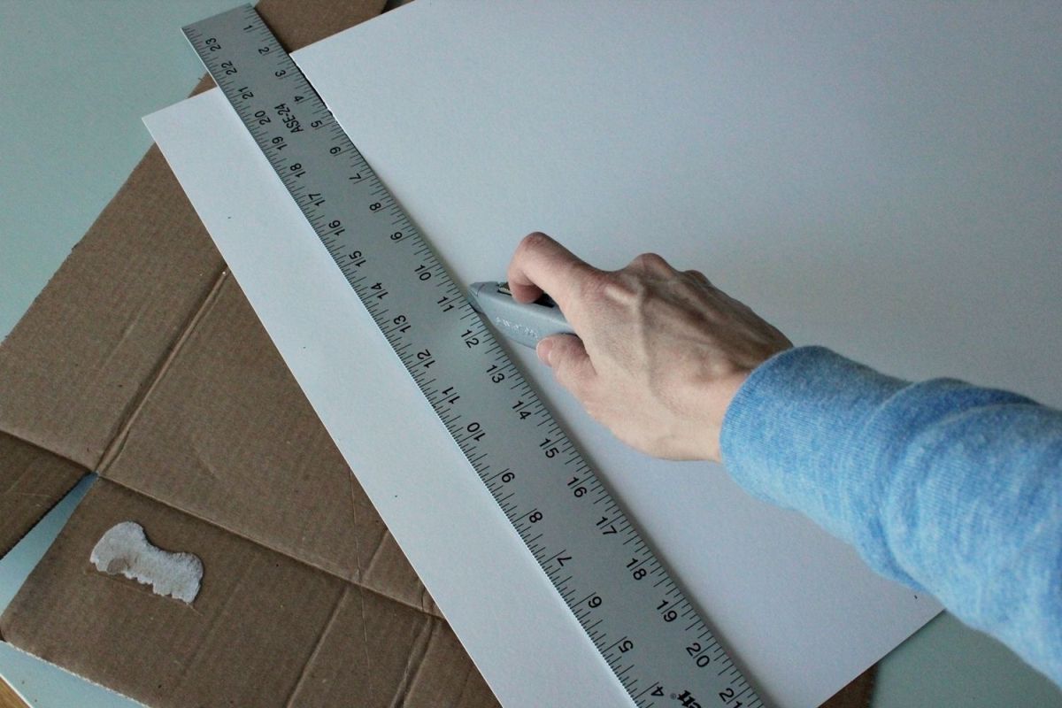 DIY Marquee Sign - again use the razor