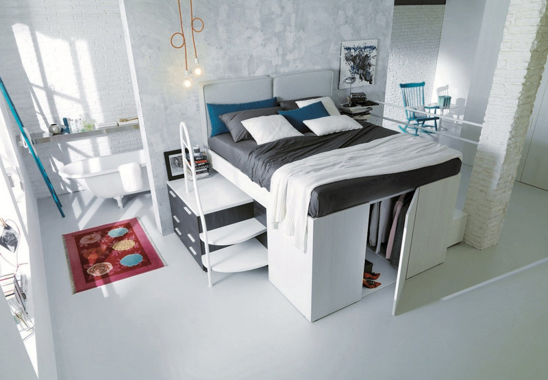 Clever Bed Designs With Integrated Storage For Max Efficiency