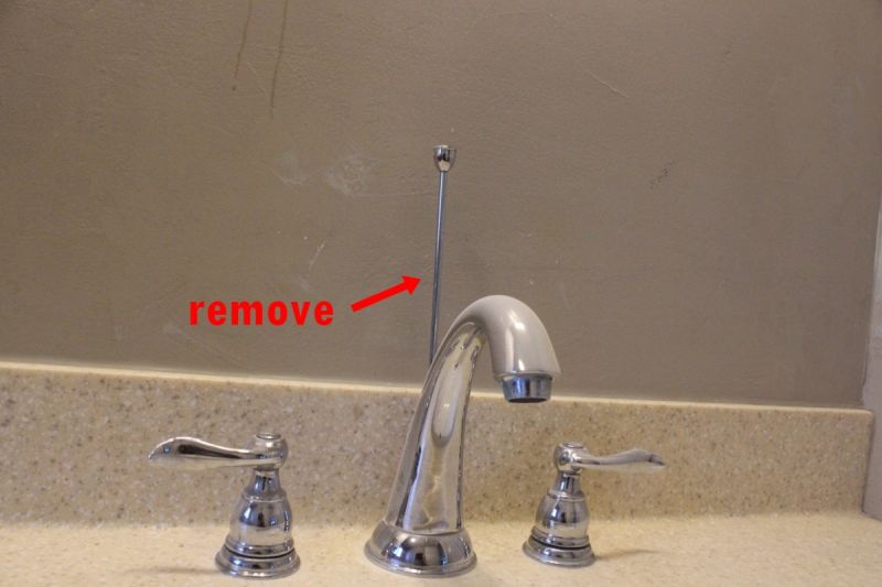 installing a new bathroom sink faucet