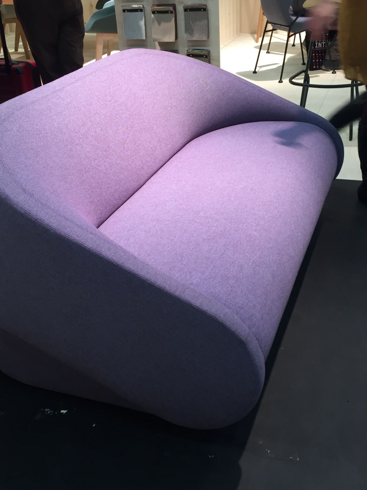 Purple Sofa that can be turned into a bed