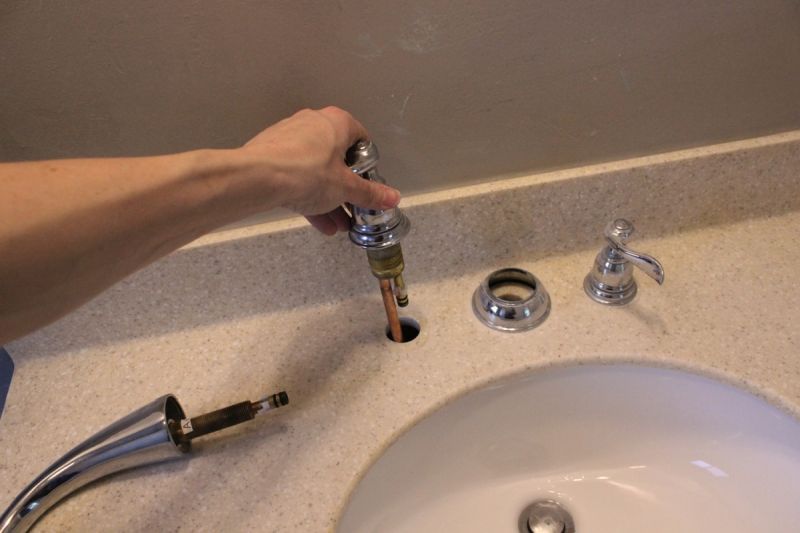 How To Remove And Install A Bathroom Faucet