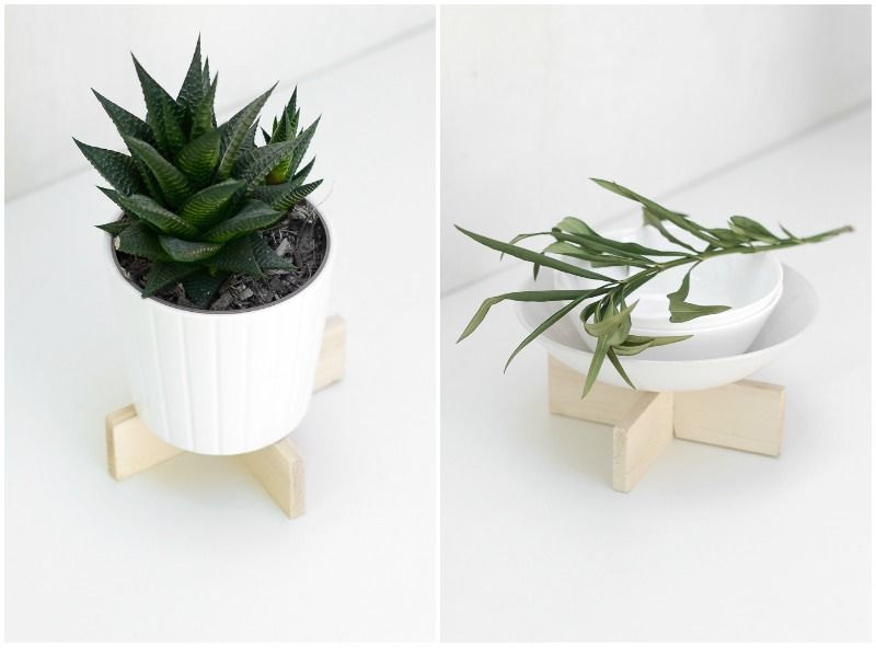 DIY Handy Wooden Stand Pot