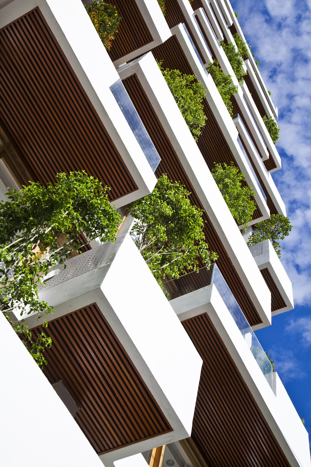 Stylish Balconies Become Integral Parts Of Their Building 