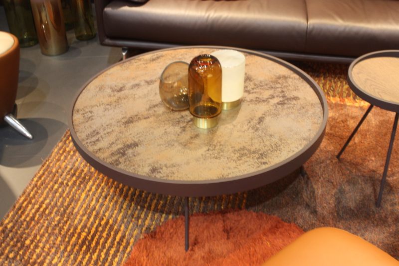 Sometimes, a stylish round coffee table just fits the bill, and this one from Leolux would be out choice. Neutral tones and an interesting top with sleek stick legs make it versatile yet never boring.